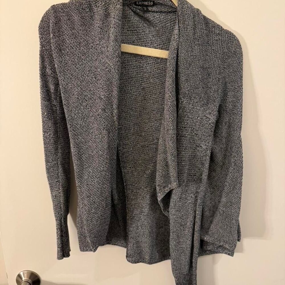 Express Women's Grey Cardigan